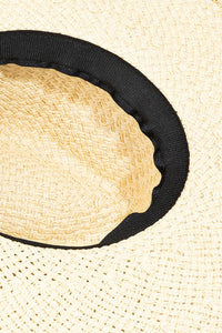 Straw Woven Sun Hat - Ivory