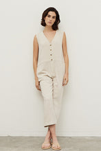 Load image into Gallery viewer, Linen Blend Jumpsuit - Greige