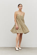Load image into Gallery viewer, Eyelet Mini Dress - Dry Thyme