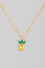 Load image into Gallery viewer, Rhinestone Fruit Necklace - More Options
