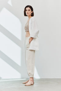 Linen Kimono - Off White