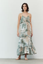 Load image into Gallery viewer, Tie Dye Tiered Dress - Thyme