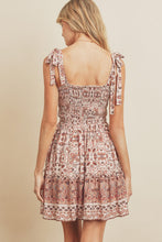 Load image into Gallery viewer, Paisley Print Mini Dress - Blush/Multi