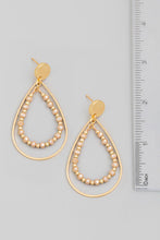 Load image into Gallery viewer, Beaded Layered Teardrop Earrings  - More Colors