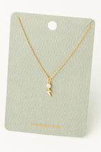 Load image into Gallery viewer, Mini Lightning Pendant Necklace - Gold