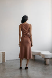 The Ivette Dress - Brick