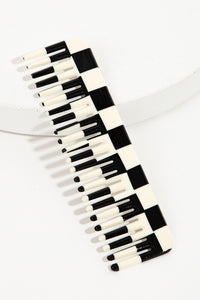 Rectangle Acetate Hair Comb - More Colors