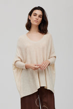 Load image into Gallery viewer, U Neck Comfy Sweater Top - Oat