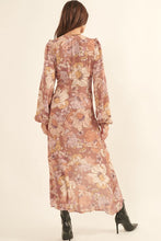 Load image into Gallery viewer, Floral Printed V Neck Dress - Canyon Rose