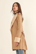 Load image into Gallery viewer, Faux Suede Jacket - Sand
