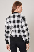 Load image into Gallery viewer, Farewell Gingham Pullover Sweater - Black