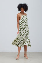 Load image into Gallery viewer, Checkered Dress - Foliage