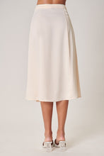 Load image into Gallery viewer, Side Slit Midi Skirt - Champagne