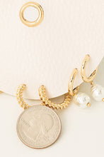 Load image into Gallery viewer, Three Pair Mini Hoop Earrings Set - Gold