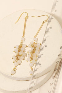 Cluster Bead Drop Earrings- More Colors