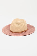Load image into Gallery viewer, Two Tone Straw Knit Hat- More Colors