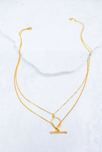 Load image into Gallery viewer, 2 Layered Matte Necklace - Gold