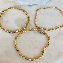 Load image into Gallery viewer, Gold-Filled Beaded Bracelet - 3mm