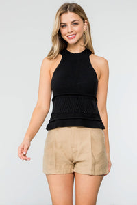 Halter Knitted Top