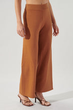 Load image into Gallery viewer, Knit Wide Leg Pant - Rust