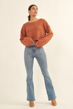 Load image into Gallery viewer, Pullover Textured Sweater - Toffee