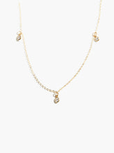 Load image into Gallery viewer, Triple Stella Drop Necklace - 14k Gold Filled