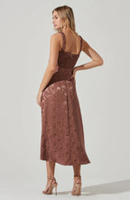 Load image into Gallery viewer, Elsie Dress - Brown Jacquard