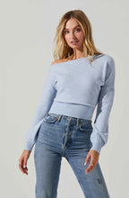Load image into Gallery viewer, Chantria Sweater - Light Blue