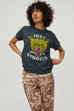 Load image into Gallery viewer, Iggy Pop And The Stooges Reverse GF Tee - Vintage Black