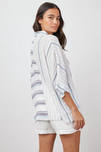 Load image into Gallery viewer, Finley Top - Mixed Aegean Blue
