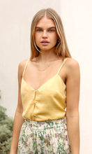 Load image into Gallery viewer, Maja Button Up Tank - Lemon
