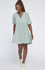 Joplin Mini Dress - Mist Green