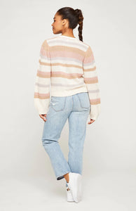 Calloway Sweater - Cream Multistripe