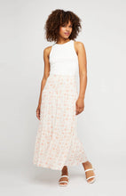 Load image into Gallery viewer, Teigan Midi Skirt - Sorbet Delicate Floral