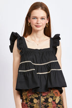 Load image into Gallery viewer, Edna Top - Black