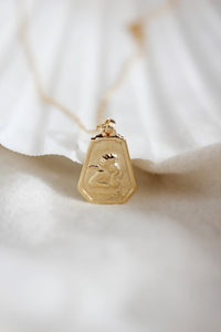 Angel Face Necklace - 18k Gold Filled