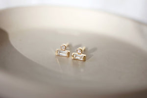 Afterglow Studs - God Vermeil