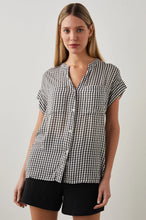 Load image into Gallery viewer, Mel Top - Black Gingham