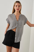 Load image into Gallery viewer, Mel Top - Black Gingham