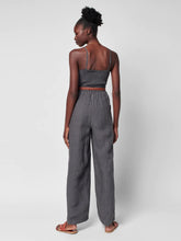 Load image into Gallery viewer, Mandy Smocked Jumpsuit - Washed Black