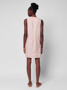 Isha Dress - Pink Cinque Terre Stripe