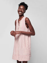 Load image into Gallery viewer, Isha Dress - Pink Cinque Terre Stripe