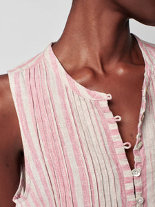Isha Dress - Pink Cinque Terre Stripe