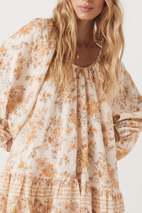 Meadowland Linen Tunic Dress - Cream