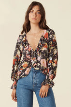 Load image into Gallery viewer, Sangria Blouse - Nightshade