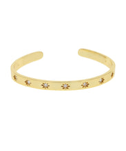 Load image into Gallery viewer, Stars Align Cuff Bracelet - Gold