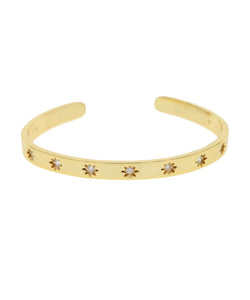 Stars Align Cuff Bracelet - Gold