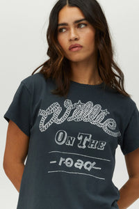 Willie Nelson On The Road '78 Tour Tee - Vintage Black