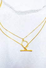 Load image into Gallery viewer, 2 Layered Matte Necklace - Gold