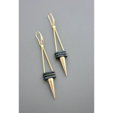 Load image into Gallery viewer, Spike Earring - Brass